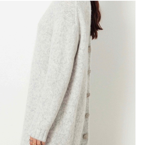 ba&sh Heather Gray Sweater Dress